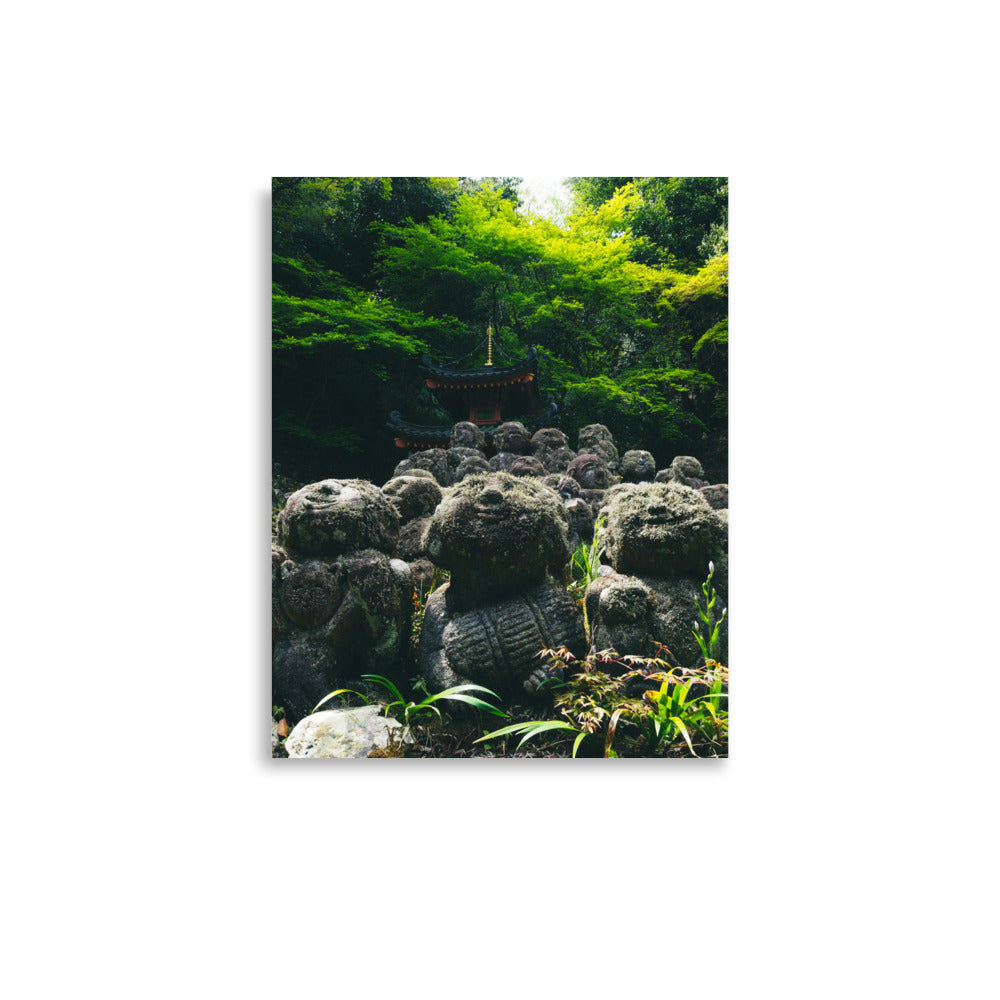 Whimsical Stone Statues Print