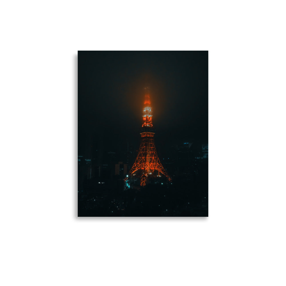 Foggy Tokyo Tower Print