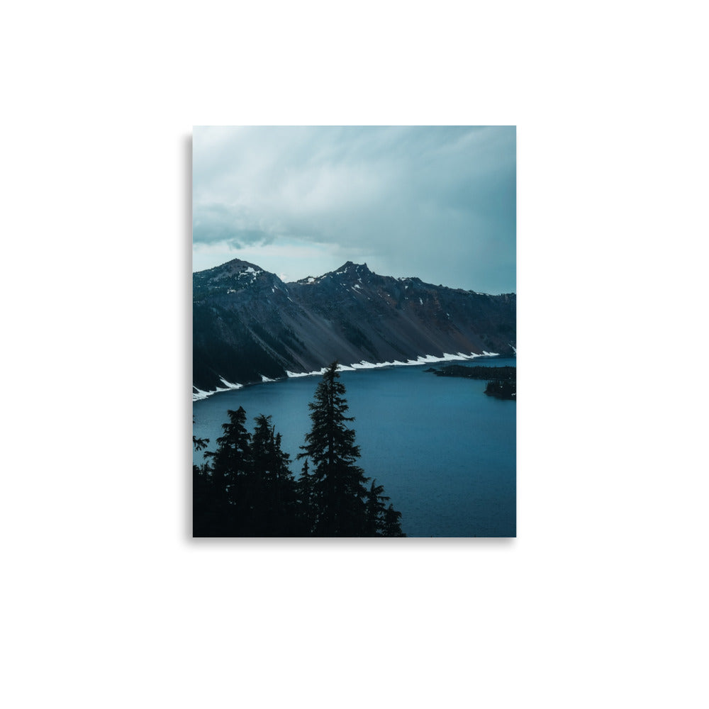 Crater Lake in June Print