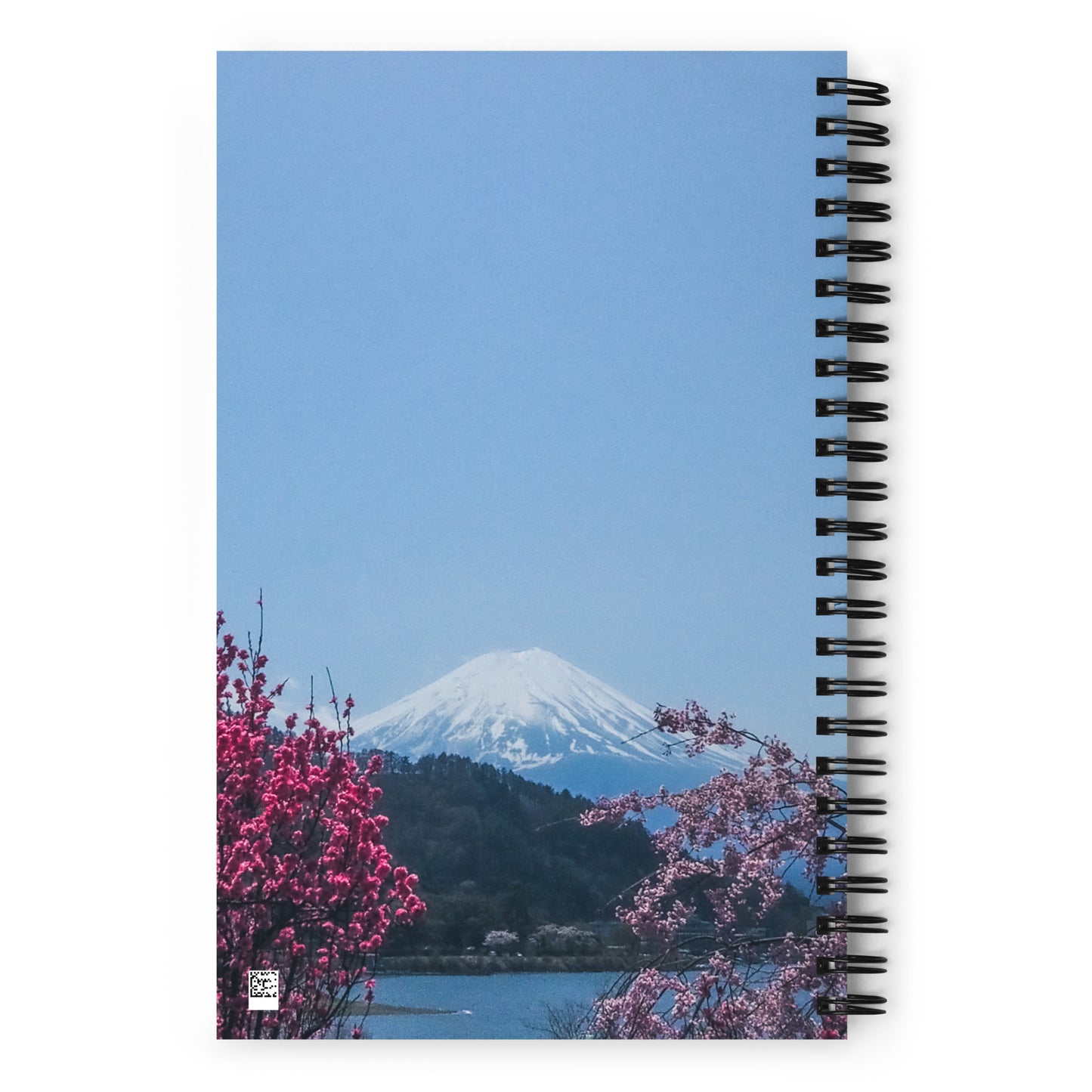 Mt. Fuji and Pink Cherry Blossoms Notebook